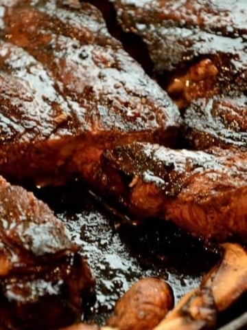 Strip Loin Steak with Marinade