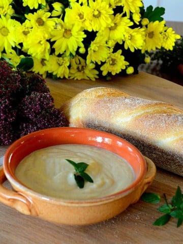 Roasted Parsnip and Pear Soup
